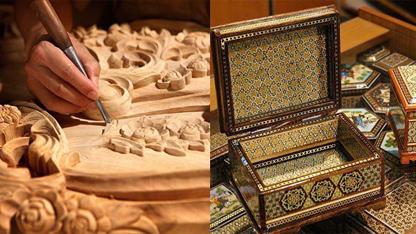 جایگاه صنایع دستی چوبی در ایران